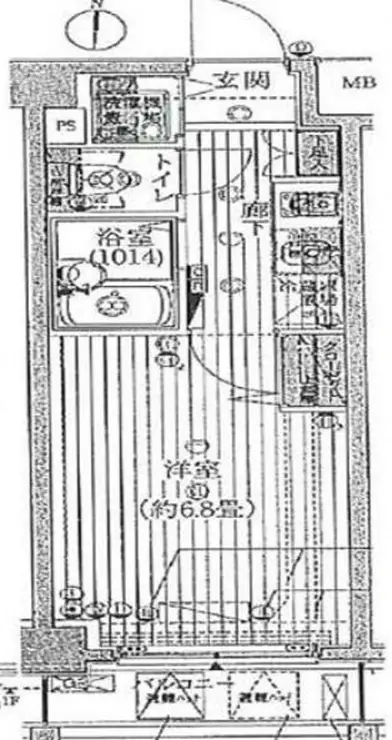 プレール・ドゥーク清澄白河 3階階 間取り