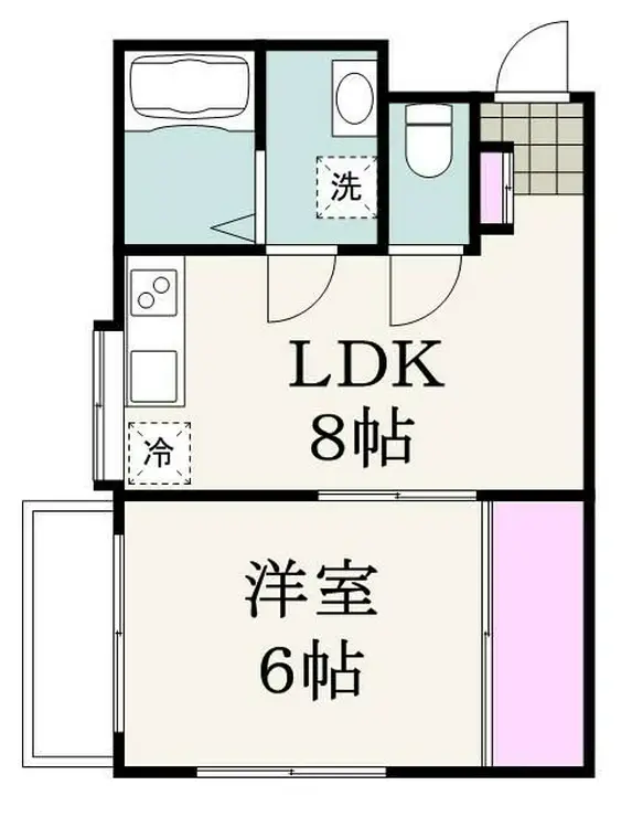 ベルセゾン行徳 3階階 間取り