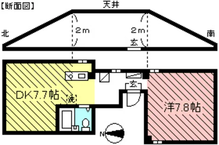 プチメゾン下高井戸 4階階 間取り