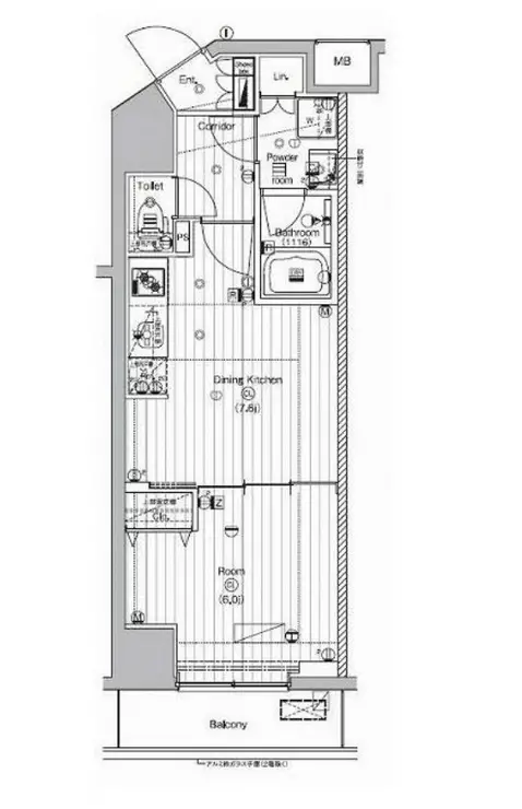PREMIUM CUBE 代々木上原 3階階 間取り