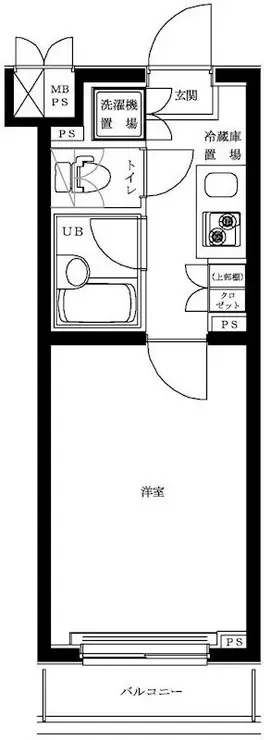 ルーブル蒲田南 2階階 間取り
