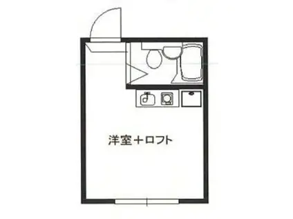 アーバンプレイス丸山II(ワンルーム/2階)の間取り写真