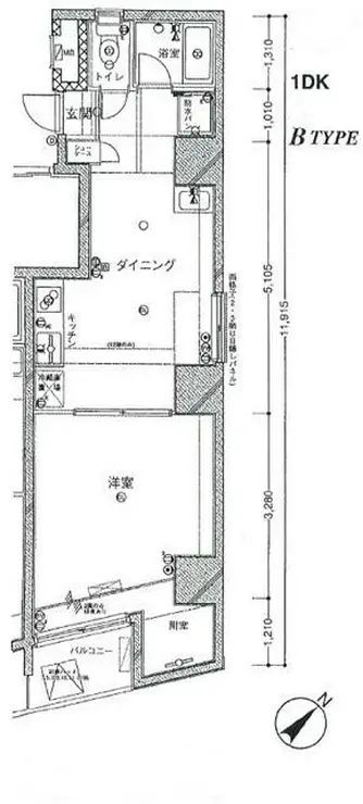 メインステージ入谷 2階階 間取り