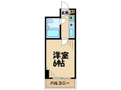 モナークマンション橋本弐番館(1K/8階)の間取り写真