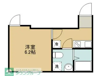 SOLENA瑞江(1K/3階)の間取り写真