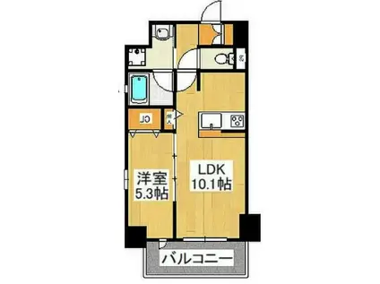 フェアリア 船橋本町(1LDK/2階)の間取り写真