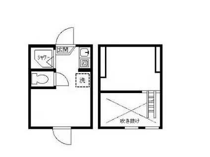 ティ・アーモドリーム(ワンルーム/1階)の間取り写真