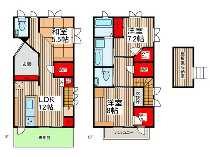 ASTREA(3LDK/1階)の間取り写真