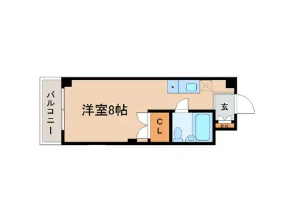 アーバン東陽第3ビル(ワンルーム/1階)の間取り写真