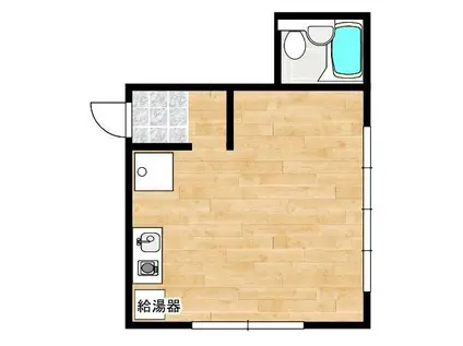 フェリジータ周南(ワンルーム/4階)の間取り写真