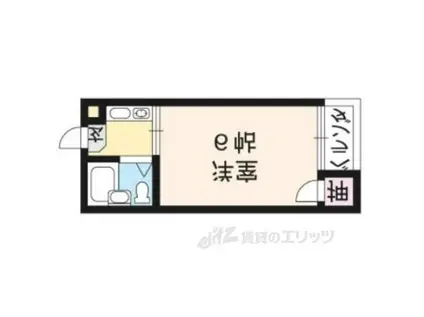 メゾン・ド・エプーゼ(1K/3階)の間取り写真