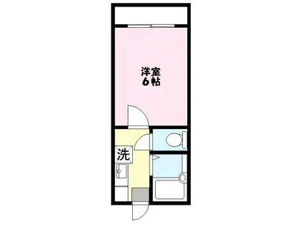 メゾン・ド・フオレ境港(1K/4階)の間取り写真