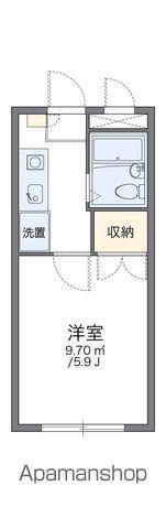 レオパレス新宿(1K/2階)の間取り写真