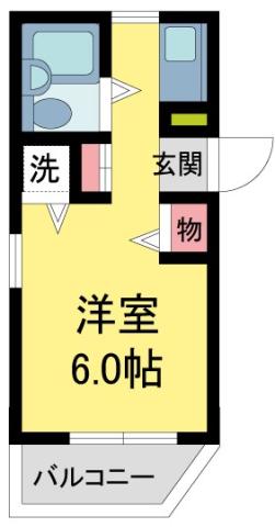 ロイヤルメゾン西宮北口VIII(1K/3階)の間取り写真