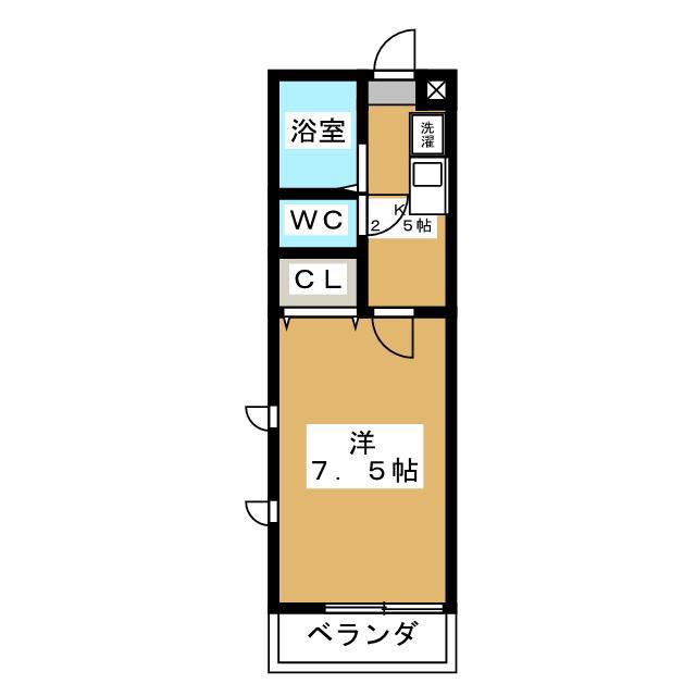 フィオーレ西荻(1K/1階)の間取り写真