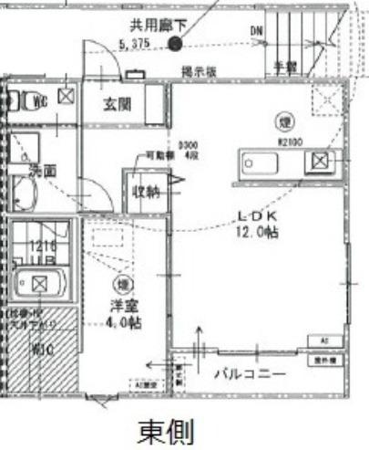 BRILLER F(1LDK/2階)の間取り写真