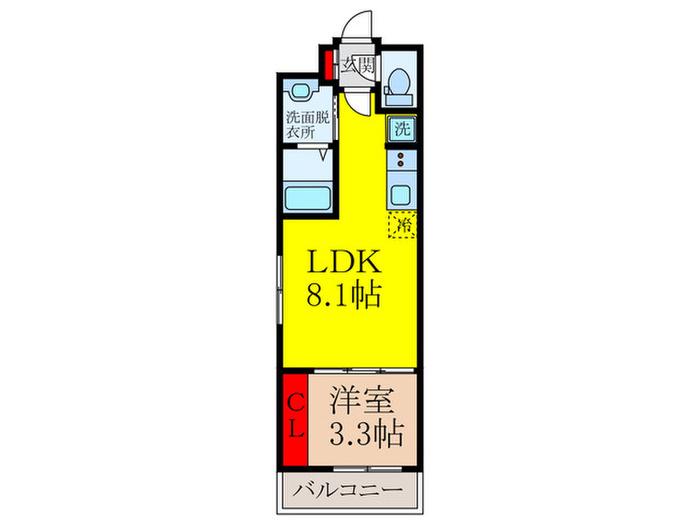 VIEVLE IKEDA(1LDK/2階)の間取り写真