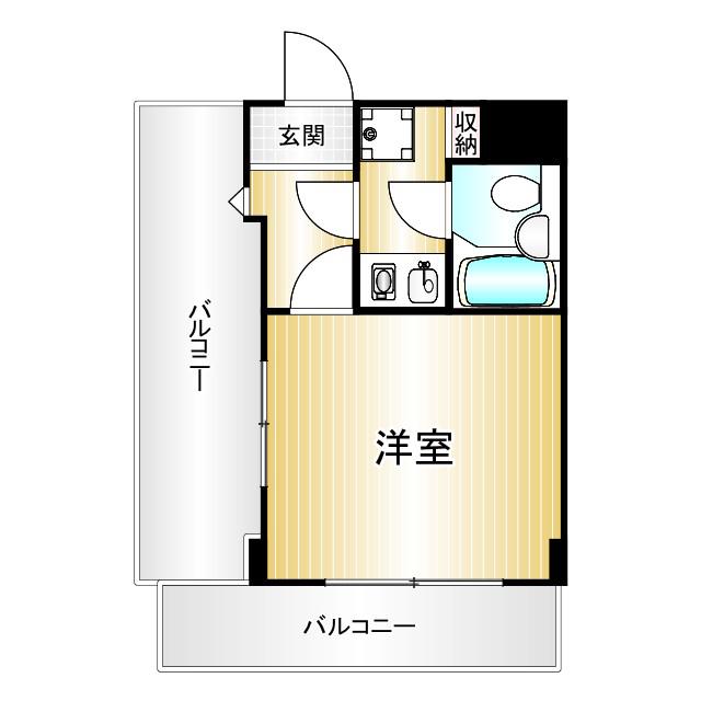 プライム目黒(1K/3階)の間取り写真