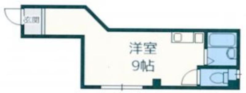 SOHO小路(ワンルーム/4階)の間取り写真