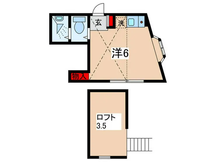 トゥインクル 2階階 間取り