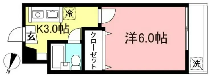 フローラハイム 1階階 間取り