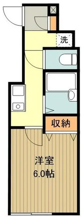 ウインズロック武蔵小金井 1階階 間取り