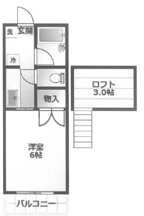 ルミエール富士見 2階階 間取り