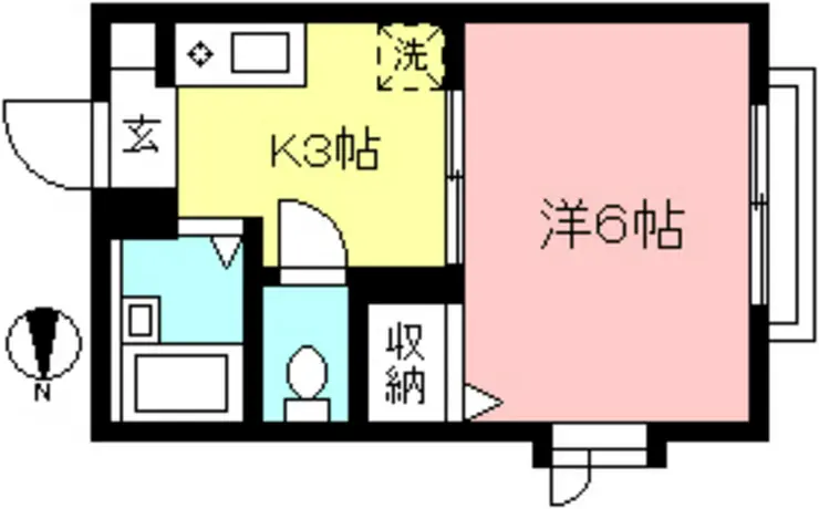 ピアリヴェール 1階階 間取り
