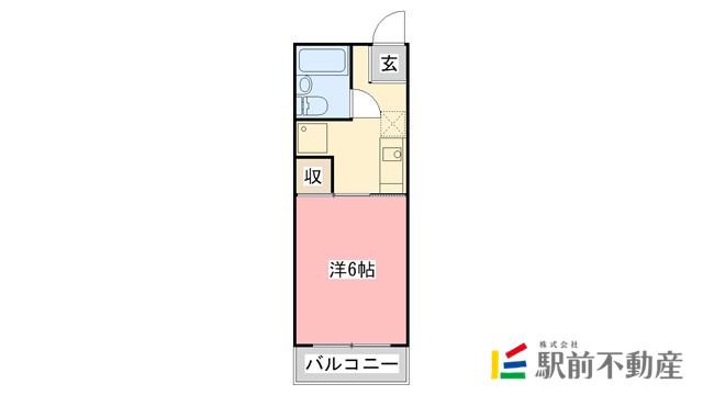 SOA・VITA(1K/1階)の間取り写真