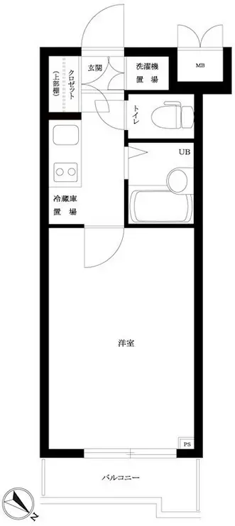 ルーブル恵比寿サウスガーデン 3階階 間取り