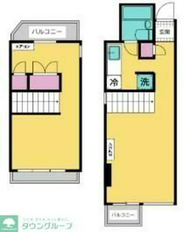 ベルフォール 5階階 間取り