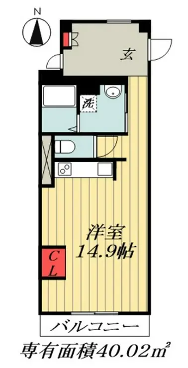 ピュアハイツ 3階階 間取り