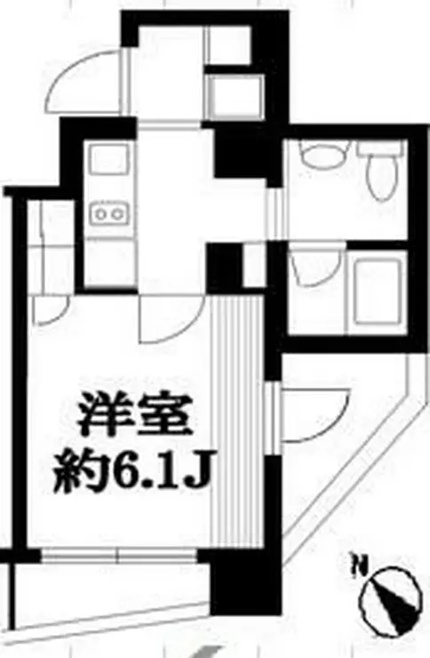 フロントシティ文京 8階階 間取り