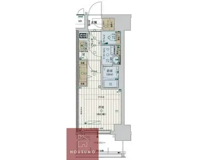 ファーストフィオーレ京橋ブレイニー(1K/10階)の間取り写真