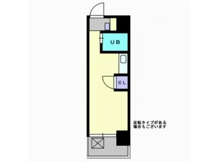 グリーンハイツ河原町(ワンルーム/6階)の間取り写真