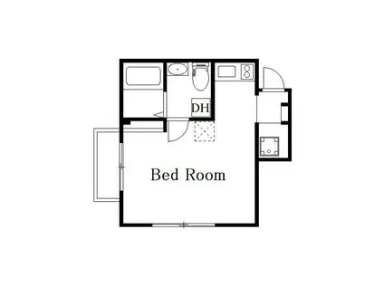 CASAFELICEHINODECHO(ワンルーム/1階)の間取り写真