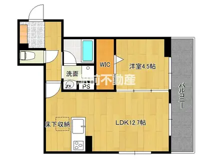 D-ROOM板付(1LDK/1階)の間取り写真