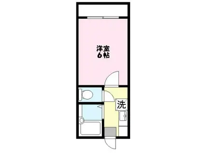 メゾン・ド・フオレ境港(1K/3階)の間取り写真