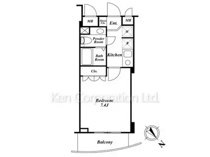 プレミアステージ大塚(1K/7階)の間取り写真