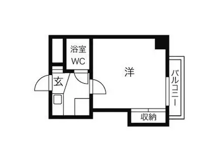 コルパティオ29(1K/1階)の間取り写真