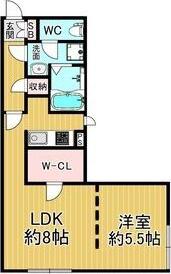 リアライズ名城公園(1LDK/2階)の間取り写真