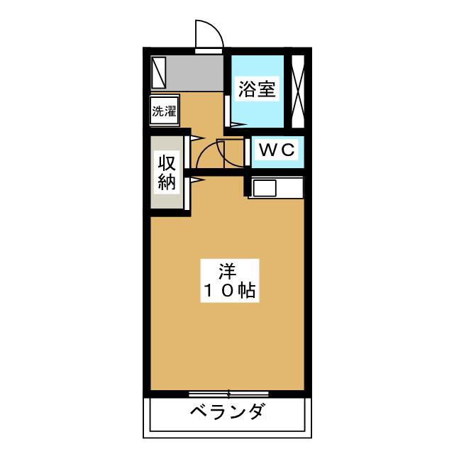 サンマルコ今井(ワンルーム/2階)の間取り写真