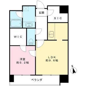 メゾン ド オーキッド(1LDK/3階)の間取り写真
