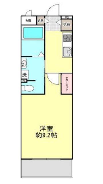 SERENO 20(1K/3階)の間取り写真