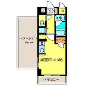 プラウドフラット河原町(ワンルーム/6階)の間取り写真