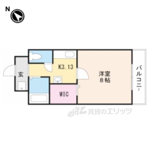 コピス壱番館(1K/1階)の間取り写真