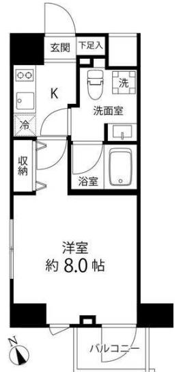 DELCCS IKEBUKURO(1K/9階)の間取り写真