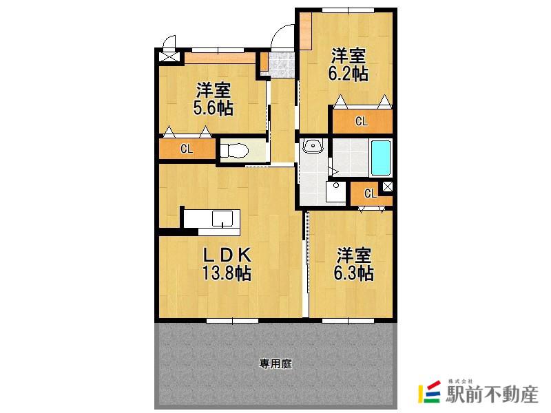 SOPHIA GARDEN(3LDK/1階)の間取り写真