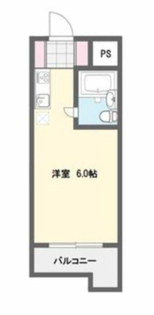 TOP川越4(ワンルーム/2階)の間取り写真