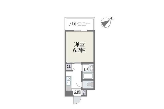 アバンダント21(1K/3階)の間取り写真